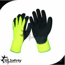 SRSAFETY Crinkle Latex Palm Coated Handschuhe Thermohandschuh